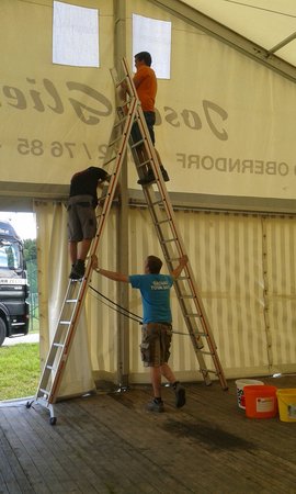 Landjugendfest Auf- und Abbau